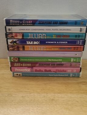 Assorted Fitness DVD Movie Bundle